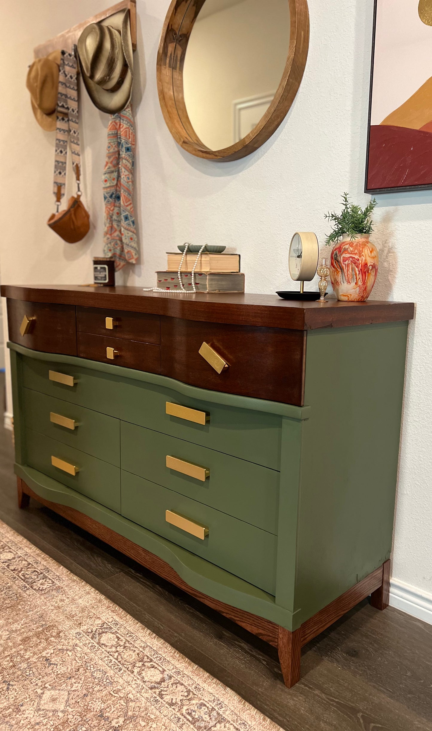 Revived and Revibed Vintage 1950s Dresser